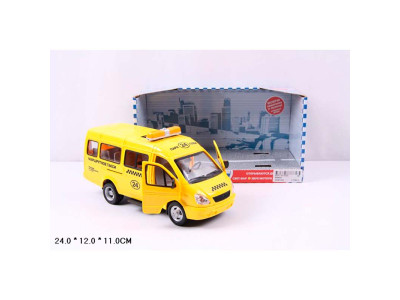 Автобус "Поліція" інерційний відкриваються двері 9098-E Автобус "Поліція" інерційний відкриваються двері 9098-E