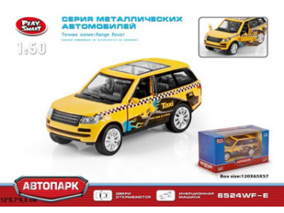 RUS Джип PLAY SMART "Автопарк" таксі металеве (відкриваються двері) 6524WF-E RUS Джип PLAY SMART "Автопарк" таксі металеве (відкриваються двері) 6524WF-E
