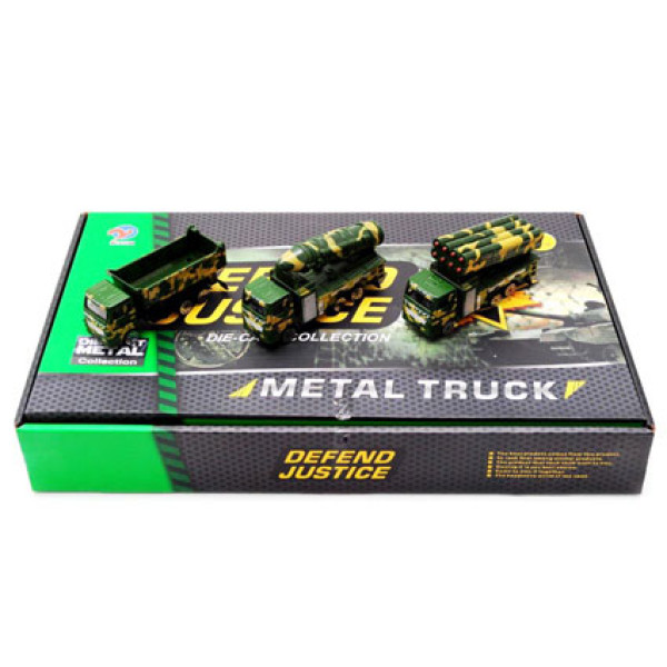 Набір машин військових (метал) LY516-8