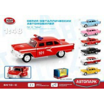 Модель легкова PLAY SMART "Автопарк" ретро пожежка металева (відчиняються д 6410C