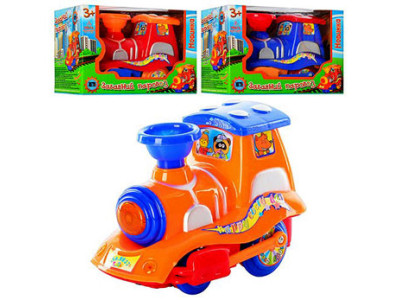 Паровоз 14см на батарейках з ефектами 0037 А Паровоз 14см на батарейках з ефектами 0037 А