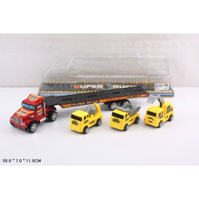 Трейлер і 3 машинки в наборі 866A-1 Трейлер і 3 машинки в наборі 866A-1