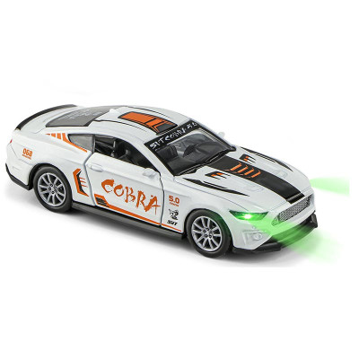 Машинка COBRA 1:32 металева інерційна з світлом і звуком K175B13_White
