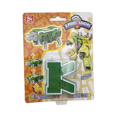 Конструктор Літери трансформери 26 шт Абетка навчальна іграшка 2911_seriesK