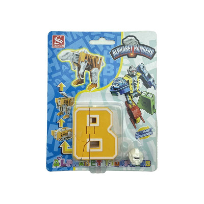 Конструктор Літери трансформери 26 шт Абетка навчальна іграшка 2911_seriesB