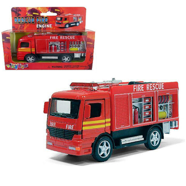 Пожежна машина "Rescue Fire Engine" метал відкриваються двері KS5110W Пожежна машина "Rescue Fire Engine" метал відкриваються двері KS5110W