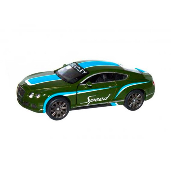 Модель легкова 5" 2012 Bentley Continental GT Speed металева KT5369FW_Green