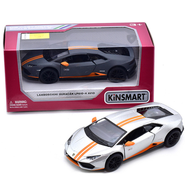 Модель легкова "Lamborghini Huracan Avio matte" метал KT5401W Модель легкова "Lamborghini Huracan Avio matte" метал KT5401W