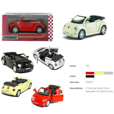 Модель легкова Volkswagen New Beetle Convertible інерційна. KT5073W