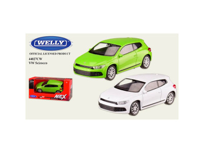 Машинка метал 1:43 VOLKSWAGEN SCIROCCO 44027CW
