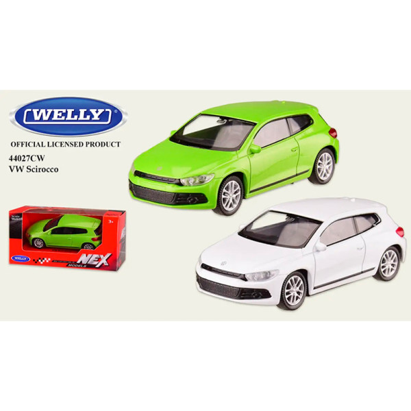 Машинка метал 1:43 VOLKSWAGEN SCIROCCO 44027CW