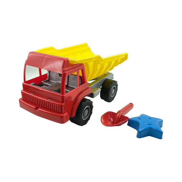Вантажівка Оріон піщана 36 см 136_Red-Yellow