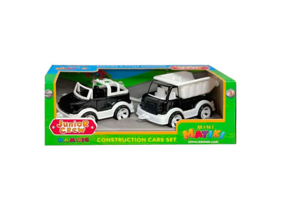 Mini Matiki коробка 2 позашляховик вантажівка Бамсик 002/13_Black-White