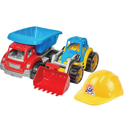 Машинка Технок "Малюк-Будівництво" пластикова 3954