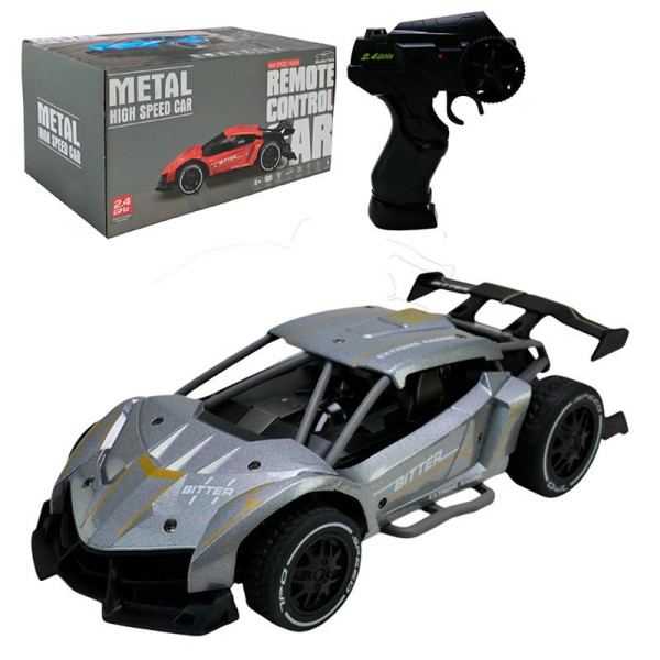 Машинка гоночна на радіокеруванні 1:24 металева 2.4G SL-212A_Gray
