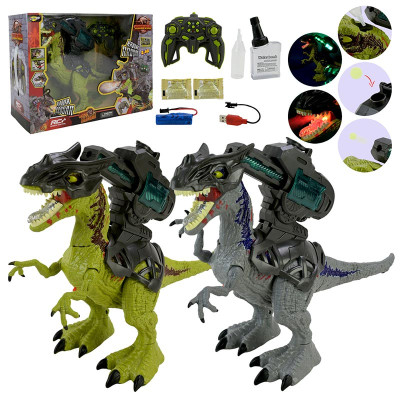 Робот динозавр на акумуляторі зі димом світлом і звуком стріляє NY062-A Робот динозавр на акумуляторі зі димом світлом і звуком стріляє NY062-A