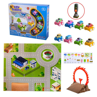 Ігрове поле 4 машинки 20 аксесуарів RD001-3