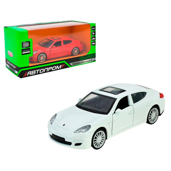 Машинка Автопром Porsche Panamera S 5 inch металева 10023_White