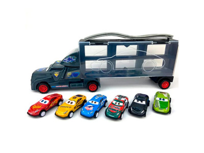 Автовоз Тачки з машинкою 558-4 / 3788_Gray