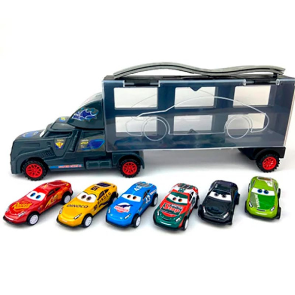 Автовоз Тачки з машинкою 558-4 / 3788_Gray Автовоз Тачки з машинкою 558-4 / 3788_Gray