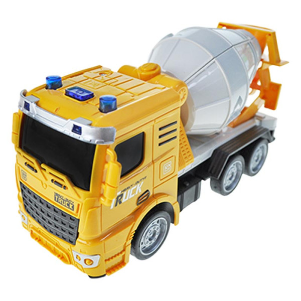Машина з краном інерційна зі звуком і світлом YM-9915B_Concrete mixer Машина з краном інерційна зі звуком і світлом YM-9915B_Concrete mixer