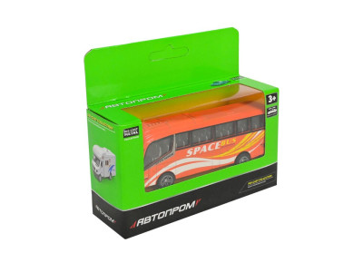 Машинка Автопром Автобус металевий 4821_Orange