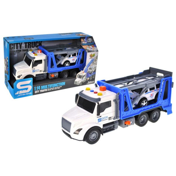 Машинка Евакуатор інерційний зі звуком і світлом JS188