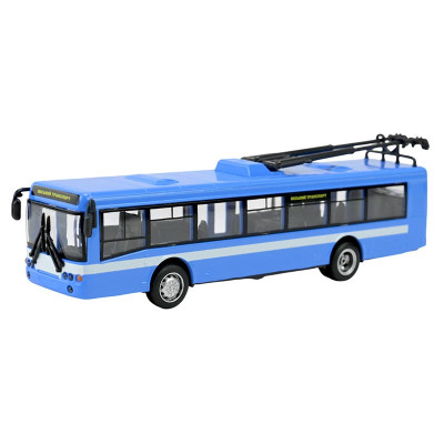 Тролейбус PLAY SMART "Автопарк" метал інерційний 6407ABCD_Blue