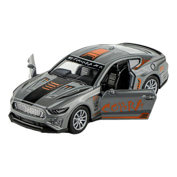 Машинка COBRA 1:32 металева інерційна з світлом і звуком K175B13_Gray Машинка COBRA 1:32 металева інерційна з світлом і звуком K175B13_Gray