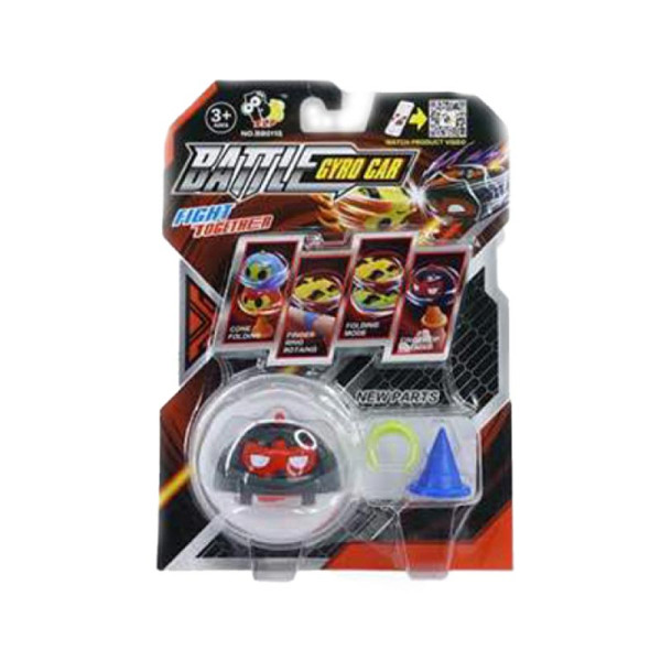 Машинка-волчок Battle Gyro Car с фишкой на блистере BB011S_Black Машинка-волчок Battle Gyro Car с фишкой на блистере BB011S_Black