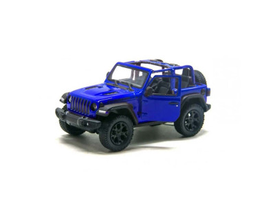 Модель джип 5' Jeep Wrangler Police метал KT5412WA_Blue Модель джип 5' Jeep Wrangler Police метал KT5412WA_Blue
