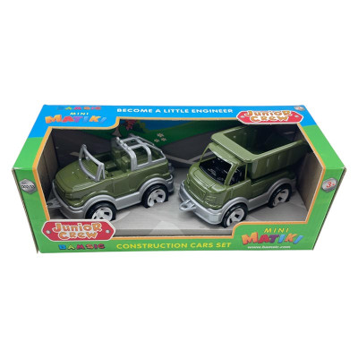 Mini Matiki коробка 2 позашляховик вантажівка Бамсик 002/13_Green