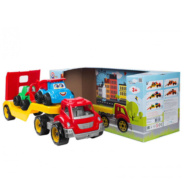 Машинка Технок автовоз із будмайданчиком 3930 Машинка Технок автовоз із будмайданчиком 3930