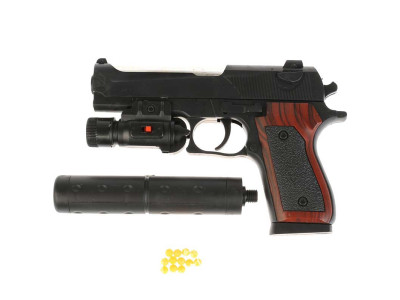 Пістолет зі світломна кульках P2117-B+ Пістолет зі світломна кульках P2117-B+