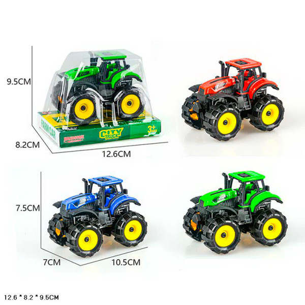 Трактор інерц в асортименті слюда 126*82*95см 9870A