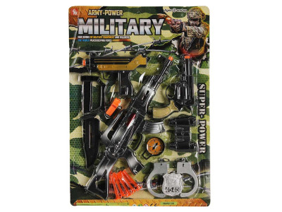 Військовий набір зброя знаряди наручники 2626-01-21 Військовий набір зброя знаряди наручники 2626-01-21