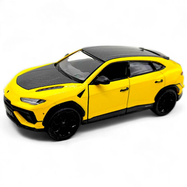Модель джип Lamborghini Urus 5'' інерційна металева KT5447W_Yellow