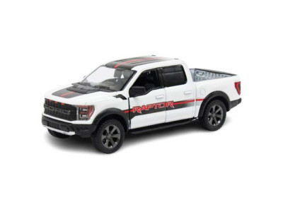 Модель пікап FORD F-150 RAPTOR 5" інерційна металева KT5436FW_White
