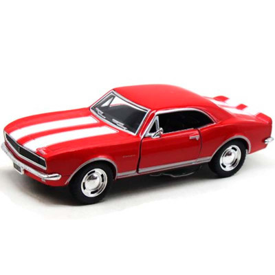 Модель легкова CHEVROLET CLASSIC-COLLECTION 5" інерційна металева KT5458W_Camaro Red