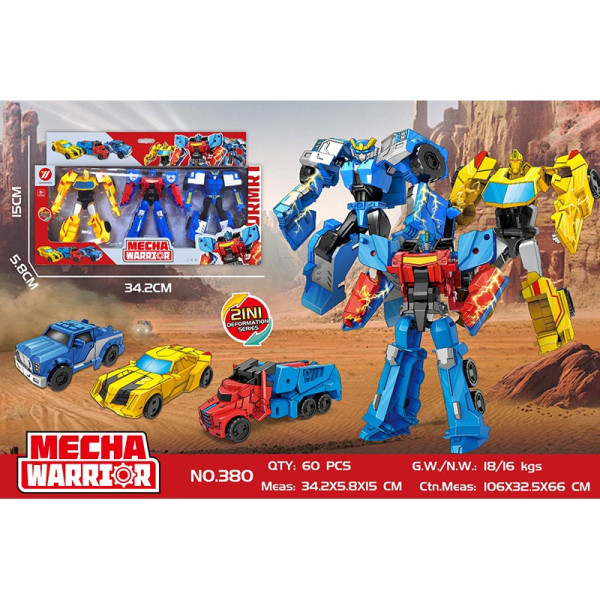 Робот трансформер пластиковий 380 Робот трансформер пластиковий 380