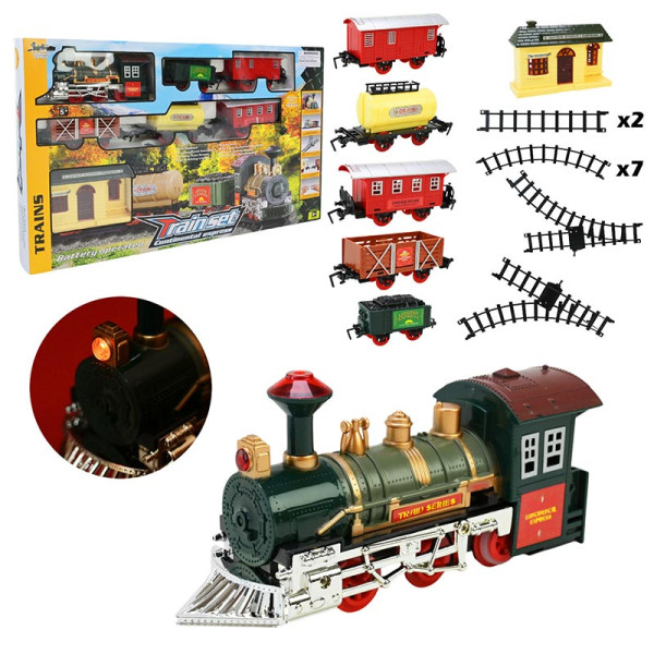 Залізна дорога з потягом 1209