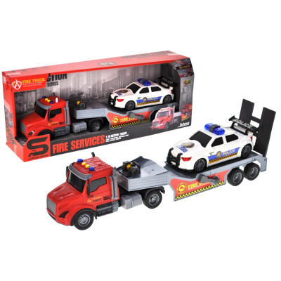 Машинка евакуатор зі звуком і світлом інерційна JS202AS-2