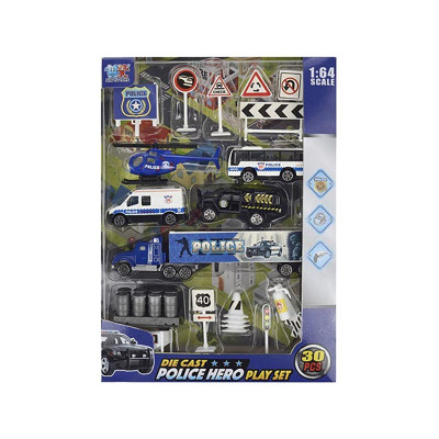 Набір машинок з аксесуарами XY222/220/223/221_Police