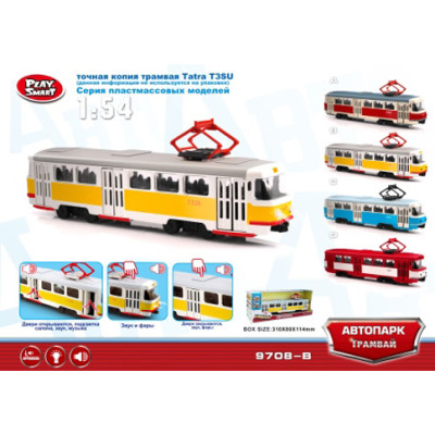 Модель трамвай PLAY SMART "Автопарк" PLAY SMART "Автопарк" 9708B
