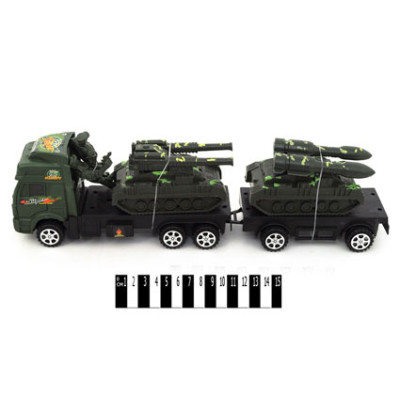 Вантажівка інерційна з військовою технікою 5359-2A Вантажівка інерційна з військовою технікою 5359-2A