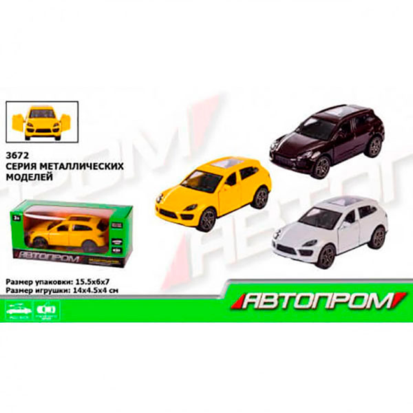 Машина метал "АВТОПРОМ"1:323колвідкр.двері 3672 Машина метал "АВТОПРОМ"1:323колвідкр.двері 3672
