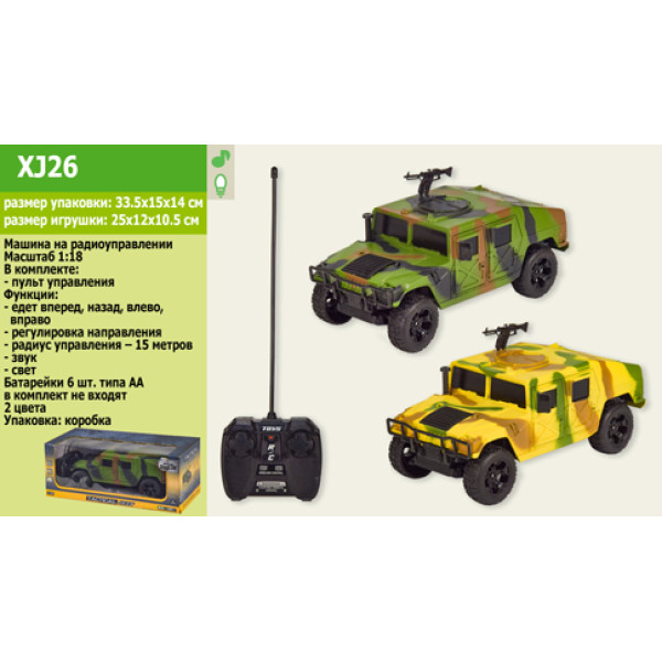 Машина на радіокеруванні (2 кольори) XJ26