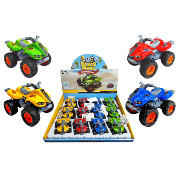 Квадроцикл металевий інерційний4 кольори 783 120 Квадроцикл металевий інерційний4 кольори 783 120