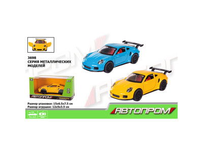 Іграшка машина метал 3698 (96шт/2) "АВТОПРОМ" 1:362 кольори відкр.двері 3698 Іграшка машина метал 3698 (96шт/2) "АВТОПРОМ" 1:362 кольори відкр.двері 3698