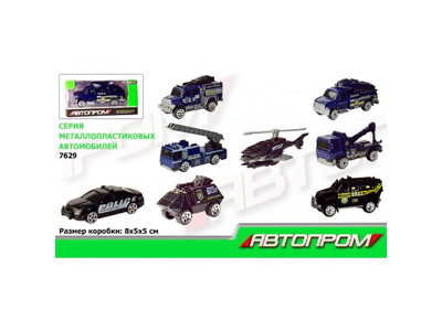 Машина мет. АВТОПРОМ 1: 648 видів короб. 8*5*5см 7629